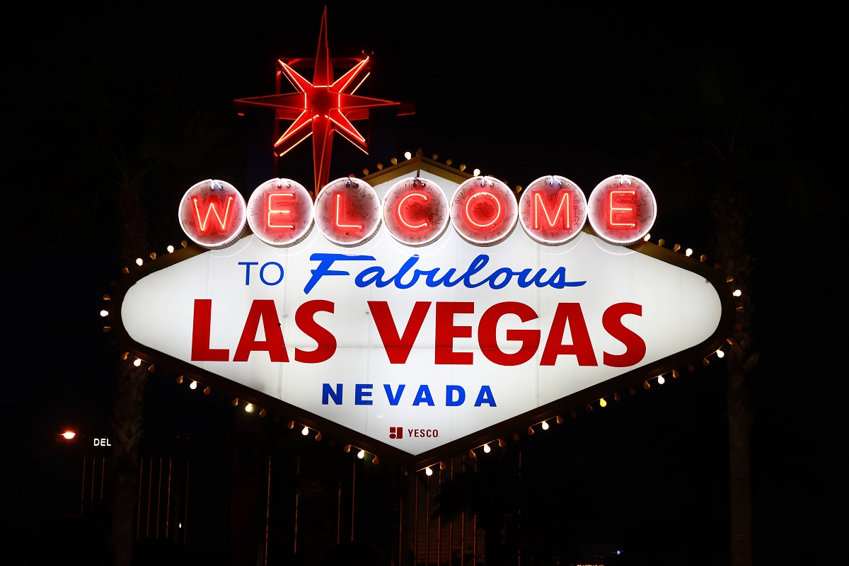The famous Las Vegas sign.