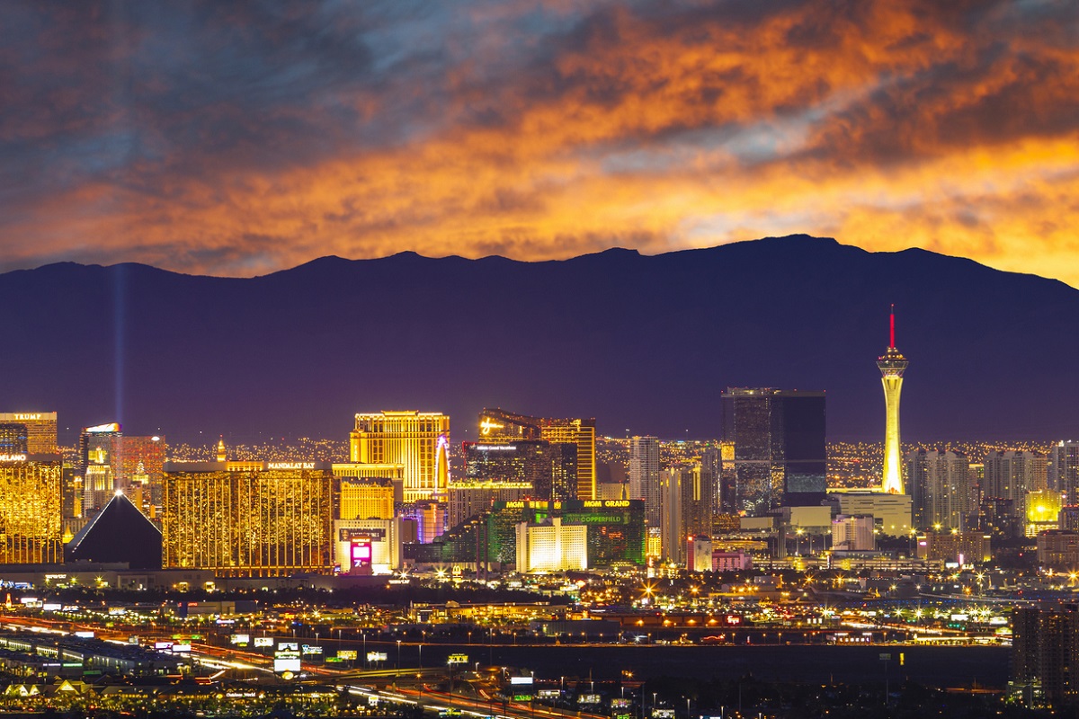 A photo of the Las Vegas Strip.