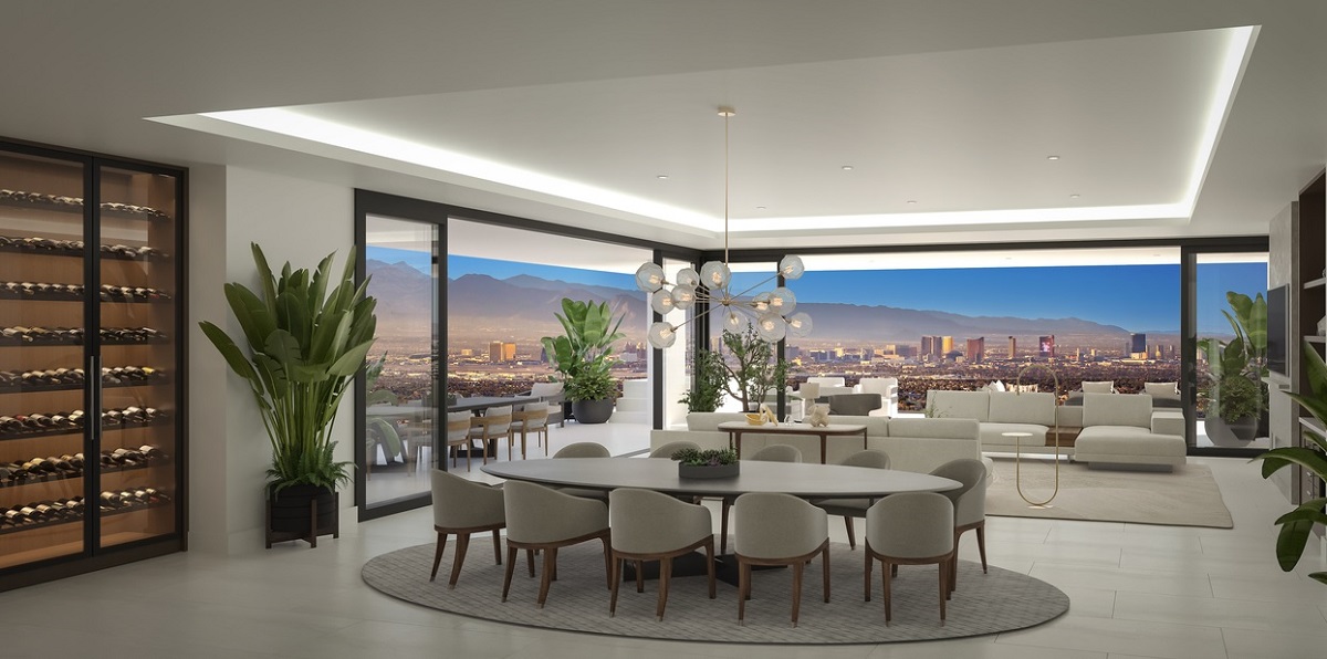 Rendering of the Four Seasons Private Residences in Las Vegas.