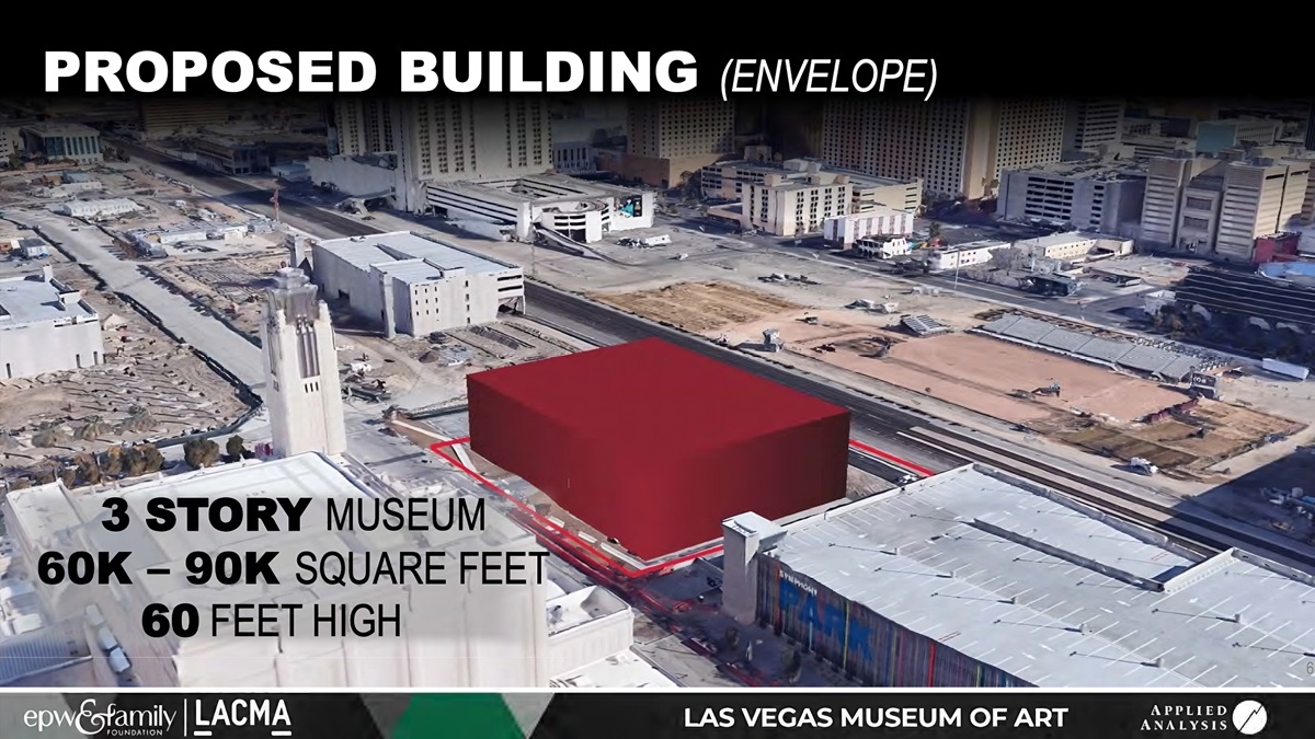 Rendering of the Las Vegas Museum Of Art.