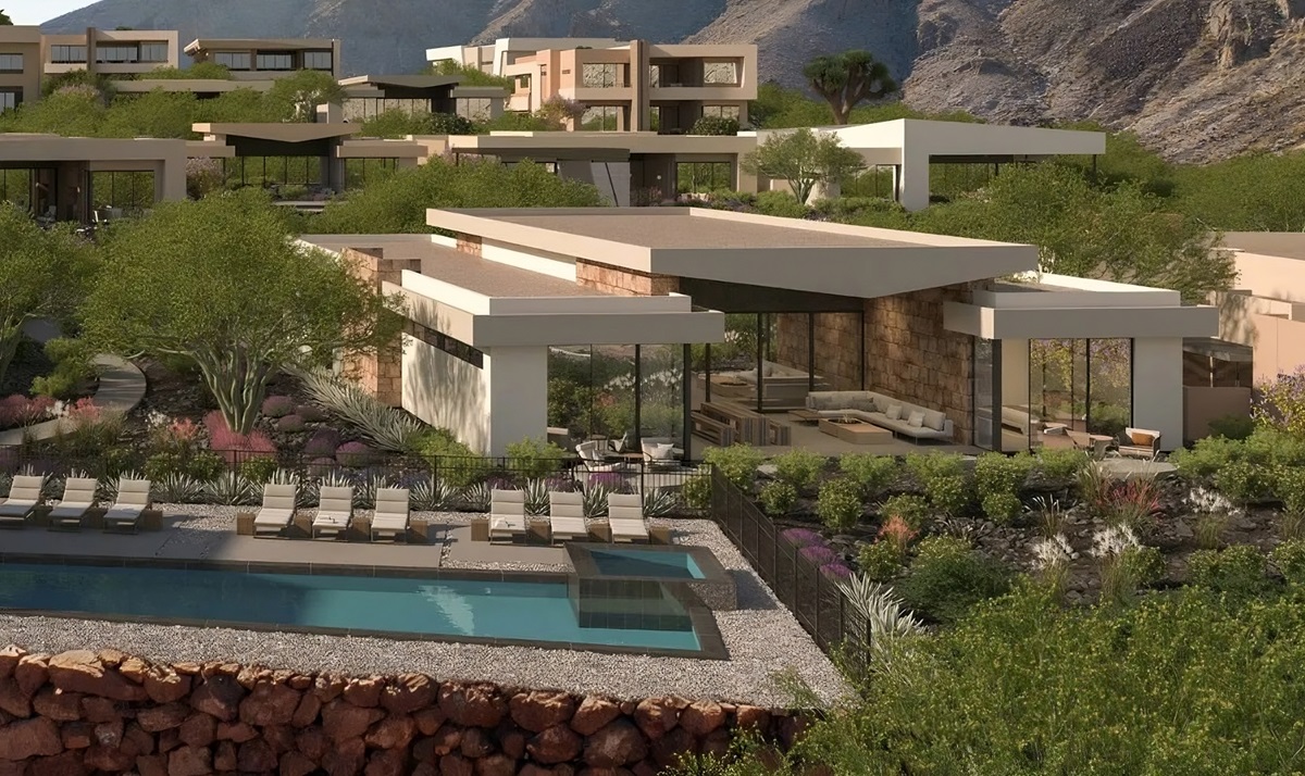 Rendering of The Canyon in Ascaya.