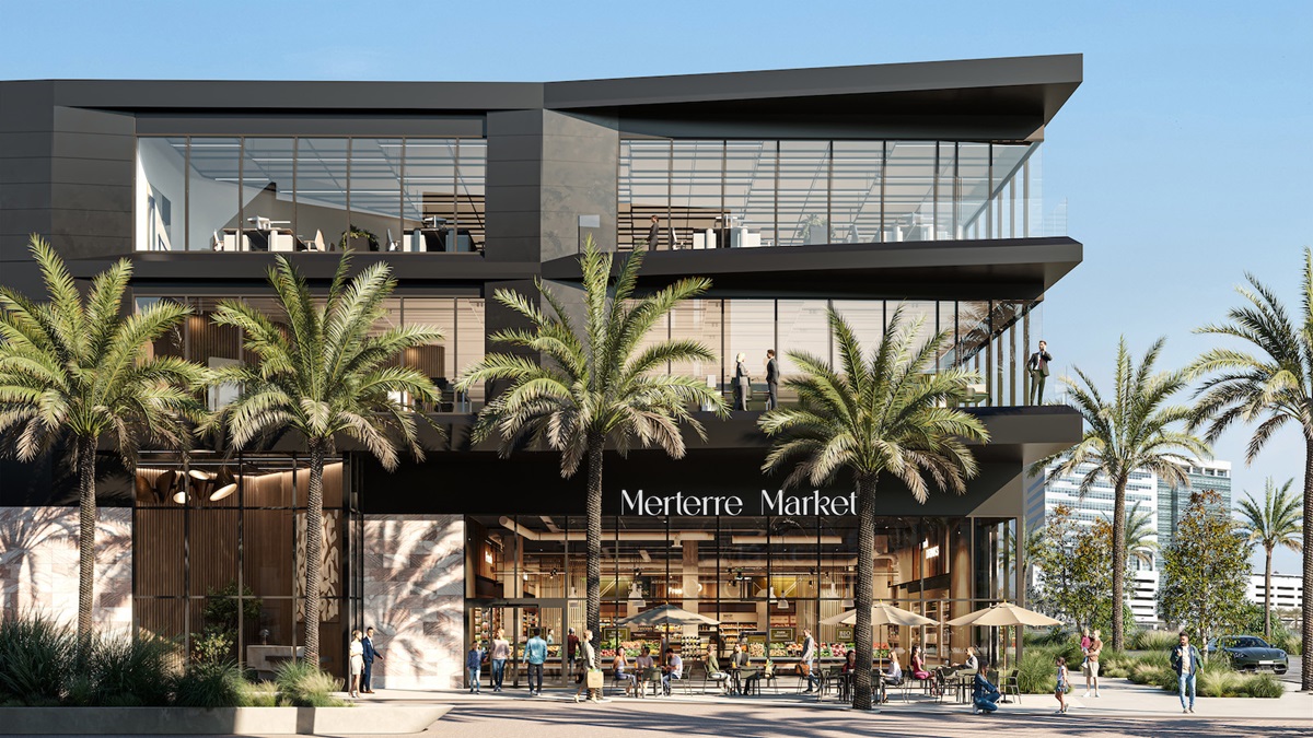 Rendering of Merterre Market at Origin at Symphony Park.