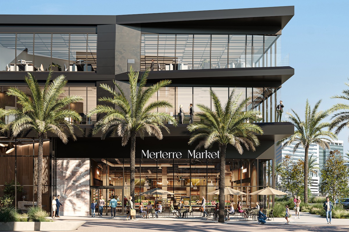 Rendering of Merterre Market at Origin at Symphony Park.