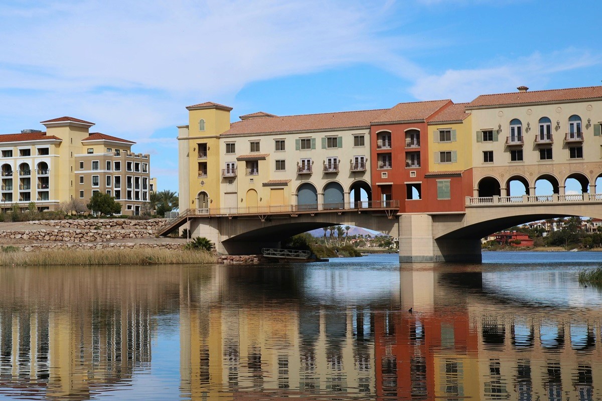 The Hilton Lake Las Vegas Resort & Spa.