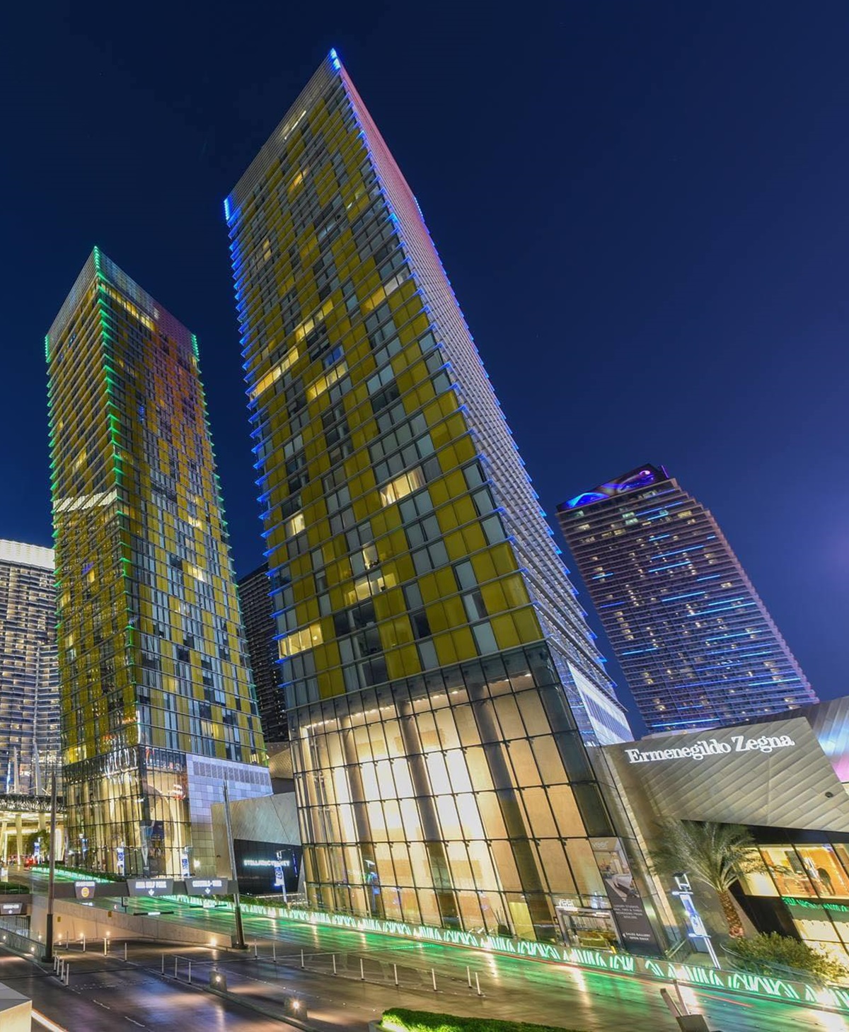 Veer Towers on the Las Vegas Strip.